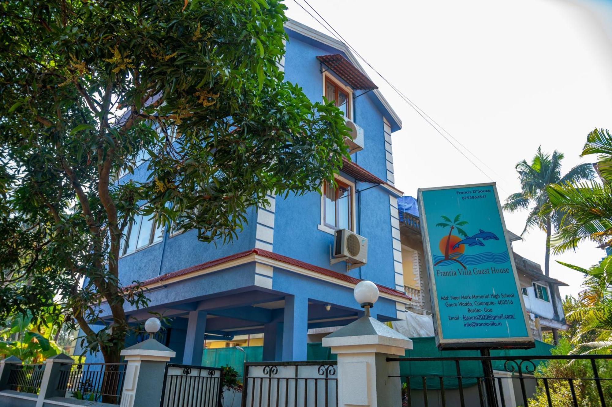 Franria Villa Guest House Calangute Exterior photo